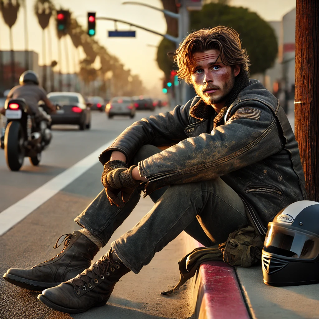 Motorcycle accident scene requiring legal review