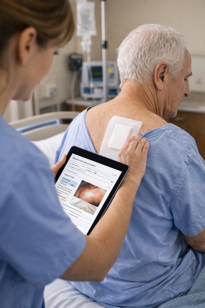 Wound care documentation — wound staging