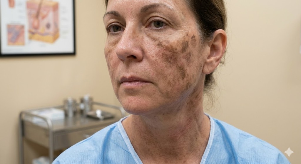 Skin discoloration and hyperpigmentation after treatment